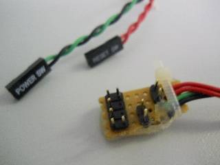 pcb for power & reset switch